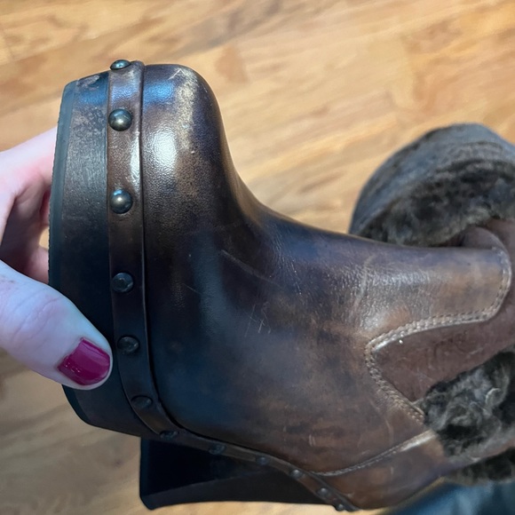 Frye Leather, Suede and Faux Fur Boots - Picture 9 of 13